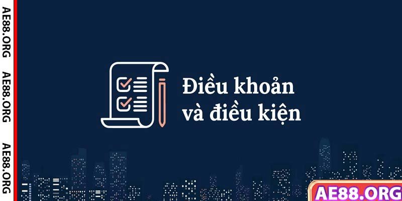 Điều kiện và điều khoản sử dụng nhà cái AE888