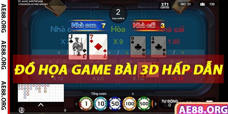 Đồ họa game bài thiết kế sắc net