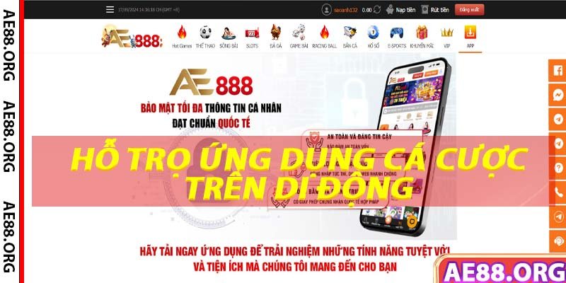 Nhà cái KUBET hỗ trợ ứng dụng cá cược trên thiết bị di động