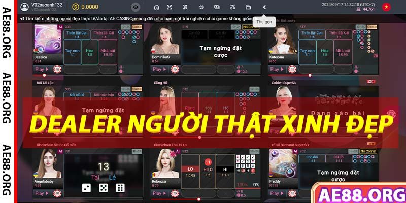 Đa dạng các phòng live cho anh em bet thủ lựa chọn